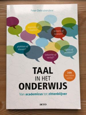 Taal in het onderwijs