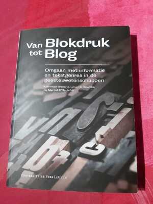 Van blokdruk tot blog