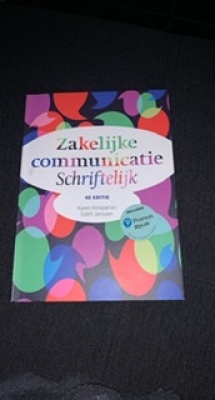 Zakelijke communicatie schriftelijk 4e editie