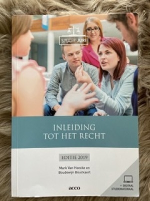 Inleiding tot het recht 2019