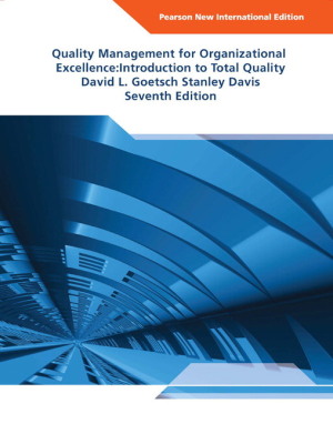 Qaulity Management for Organizational Excellence: Introduction to Total Quality 7th Edition