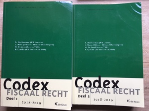 Codex fiscaal recht 2018-2019 Deel 1