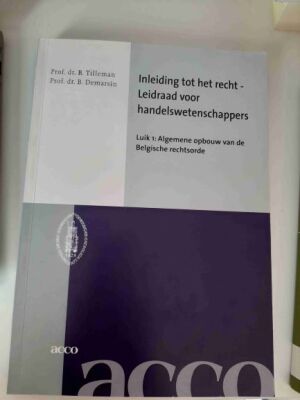 Inleiding tot het recht - Leidraad voor handelswetenschappers (NIEUW 2019)