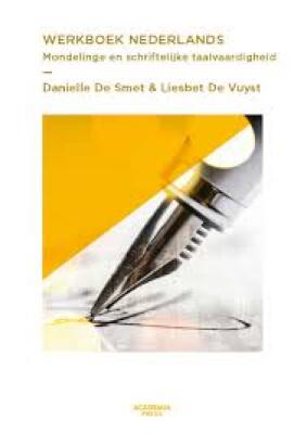 Werkboek Nederlands Mondelinge en schriftelijke taalvaardigheid