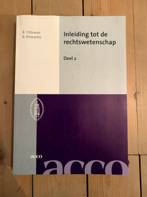 Inleiding tot de rechtswetenschap Deel 2