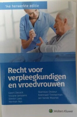 Recht voor verpleegkundigen en vroedvrouwen
