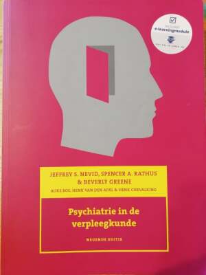 Psychiatrie in de verpleegkunde