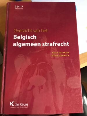Overzicht van het Belgisch algemeen strafrecht