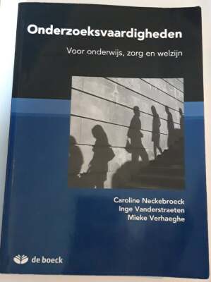 Onderzoeksvaardigheden voor onderwijs, zorg en welzijn