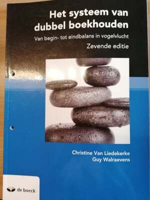 Het systeem van dubbel boekhouden, 7de editie