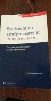 Strafrecht en strafprocesrecht in hoofdlijnen