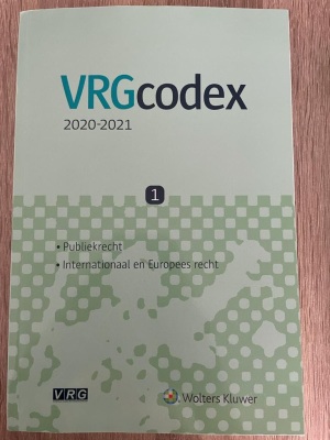 VRG codex 2020-2021 Deel 1, 2 en 3