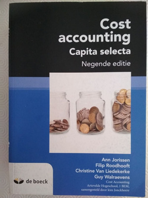 Cost accounting capita selecta, negende editie