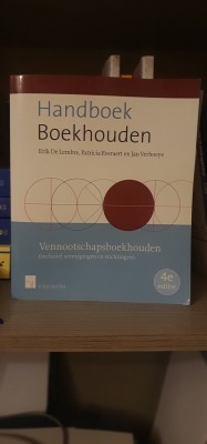Handboek Vennootschapsboekhouden (incl. verenigingen en stichtingen)