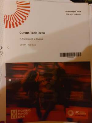 Cursus Taal: lezen