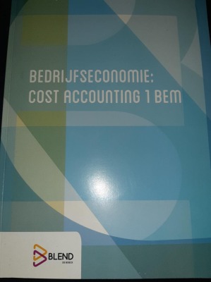 Bedrijfseconomie: Cost Accounting 1BEM
