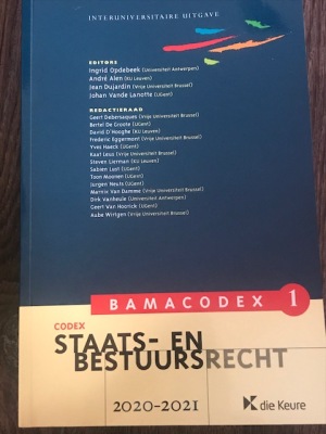 BAMACODEX 1: Staats- en bestuursrecht