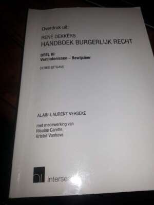 Handboek Burgerlijk Recht deel 3 Verbintenissen