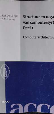 Structuur en organisatie van computersystemen - Deel 1