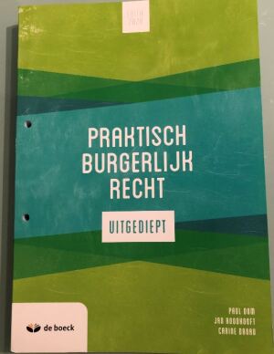 Praktisch burgerlijk recht uitgediept