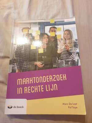 Marktonderzoek in rechte lijn zesde editie