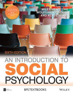 An Introduction To Social Psychology (sixth edition)