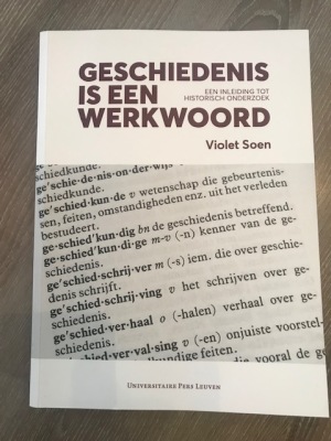Geschiedenis is een werkwoord