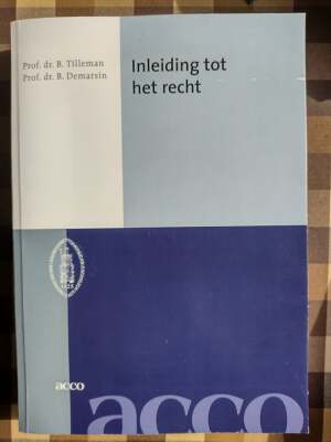 Inleiding tot het recht