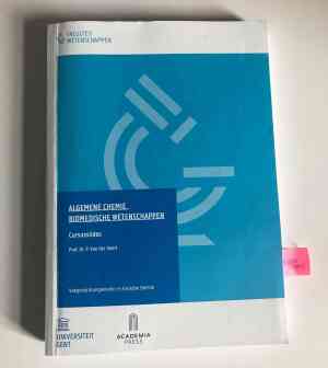 Cursusslides algemene chemie (1e Bach - Biomedische wetenschappen, UGent)