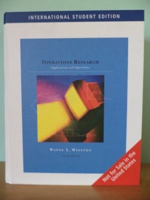 Operations Research Fourth Edition