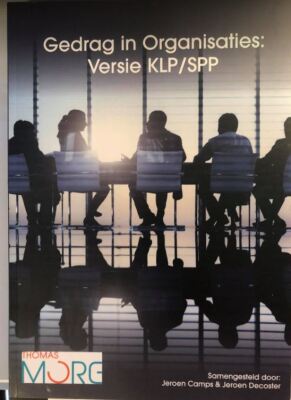 Gedrag in Organisaties, custom editie versie KLP/SSP