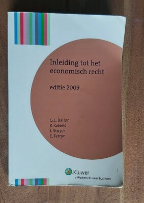 Inleiding Economisch Recht (editie 2009)