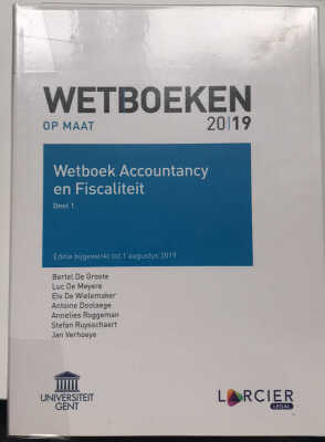 Wetboek Accountancy en Fiscaliteit