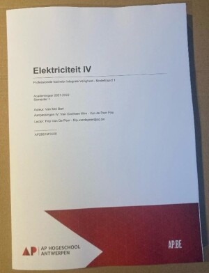 Elektriciteit IV