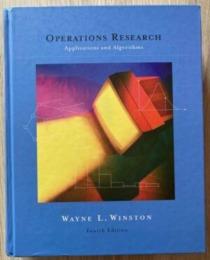 Operations research - fourth edition