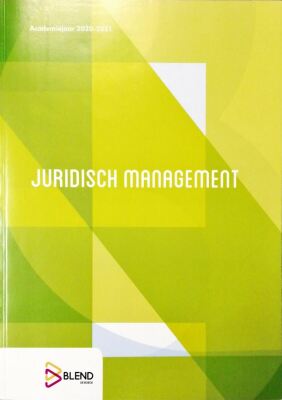 Blend - Juridisch Management (academiejaar 2020-2021)