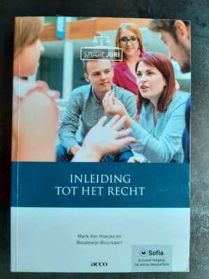 Inleiding tot het recht