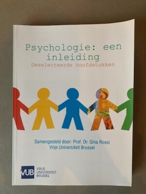 Psychologie: een inleiding. Geselecteerde hoofdstukken