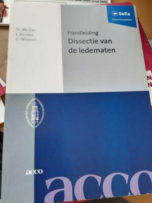 Dissectie van de ledematen