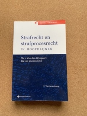 Strafrecht en strafprocesrecht in hoofdlijnen
