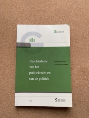 Geschiedenis van het publiekrecht en van de politiek