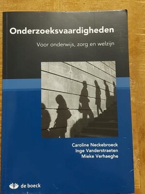 Onderzoeksvaardigheden voor onderwijs, zorg en welzijn