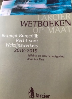 Beknopt Burgerlijk Recht voor Welzijnswerkers 2018-2019