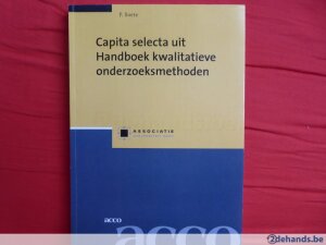 Capita selecta uit Handboek kwalitatieve onderzoeksmethoden
