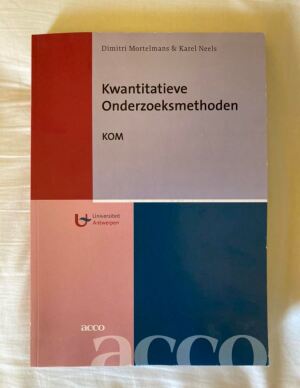 Kwantitatieve Onderzoeksmethoden KOM