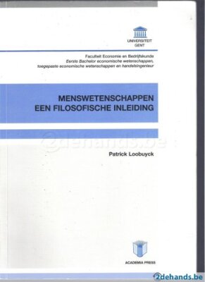 Menswetenschappen: een filosofische inleiding