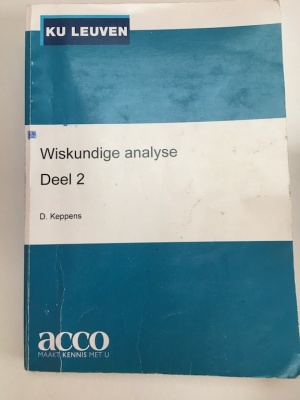 Wiskundige analyse Deel 2