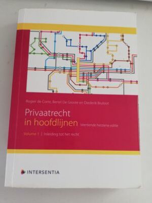 Privaatrecht in hoofdlijnen (14e herziene editie) Volume 1