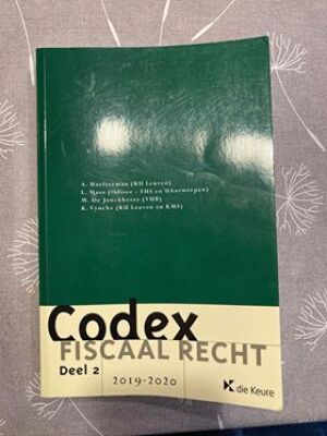 Codex Fiscaal recht 2019-2020, deel 1+2
