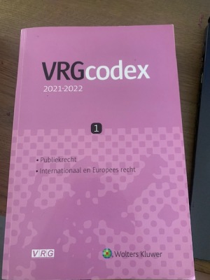 VRGcodex 2021-2022 DEEL 1